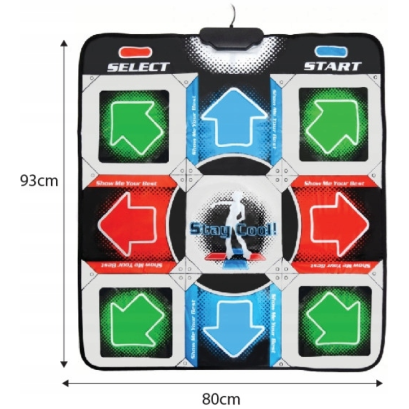 Танцювальний килимок Dance Pad PC30308 з USB-підключенням і CD - Раціональний вибір для авто
