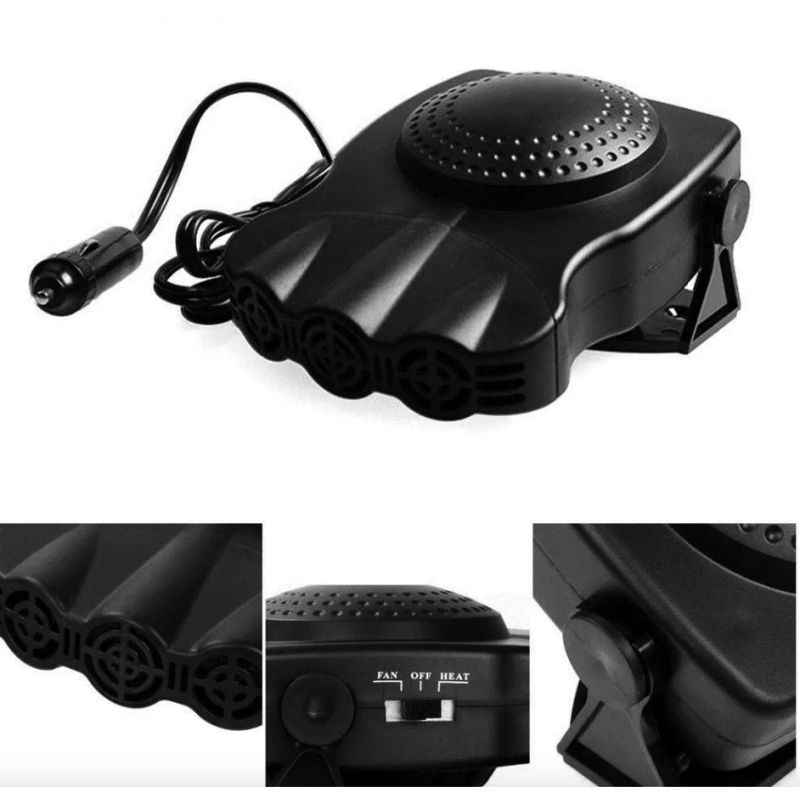 Автомобільний електричний обігрівач для скла та салону Heater 12V (150 Вт) - Максимум можливостей за мінімум витрат