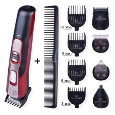 Професійна машинка для стрижки Gemei GM 592 (10 в 1)