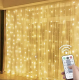 Світлодіодна гірлянда-штора LED Light SF-19 (3×2 м, тепле світло, USB + пульт) - Функціональність без переплат