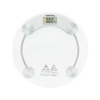 Ваги підлогові скляні Opera RB-2003A (круглі) на 180 кг з термометром