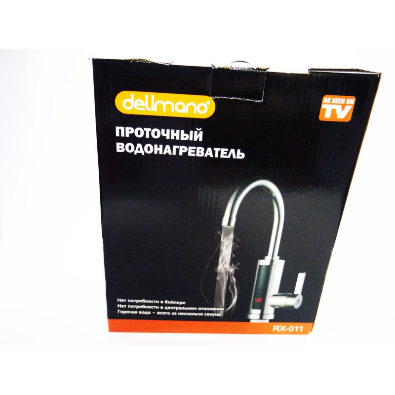 Водонагрівач-кран Delimano RX-011 (3000 Вт) - Надійна якість за розумною ціною
