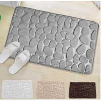 Килимок для ванної 60×40 см (сірий)