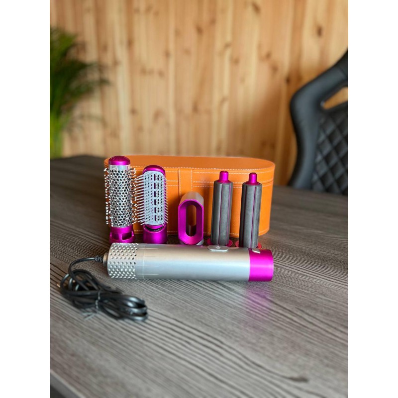 Стайлер для волосся 5в1 HAIR BRUSH Dyson BRUS51 з коробкою та чохлом - Надійна якість за розумною ціною