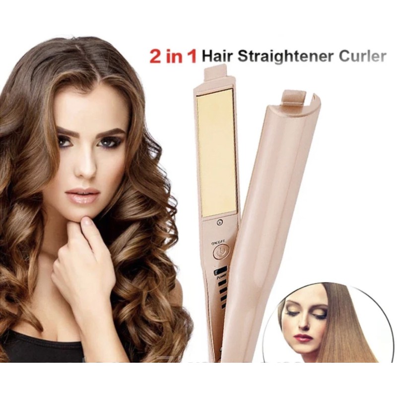 Професійна плойка-випрямляч «Hair Curling Iron WA-1» (2в1, спіральна) - Функціональність без переплат