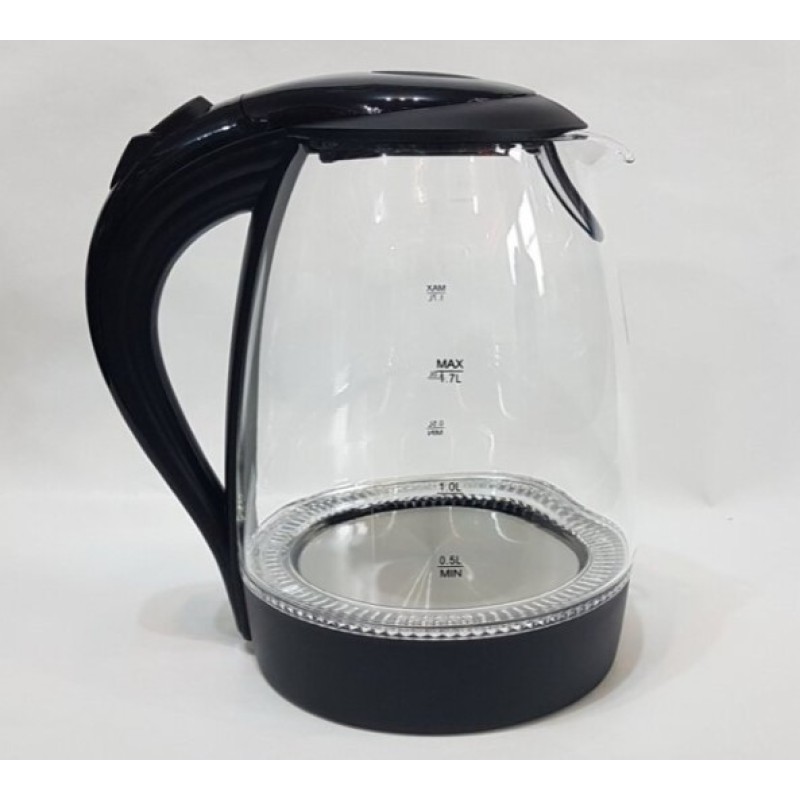 Скляний електрочайник Promotec PM-810 (1,7 л, 2200 Вт, LED-підсвітка) - Раціональний вибір для авто