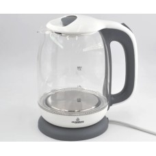 Скляний електрочайник Crownberg CB-9121 (1,7 л, 1800 Вт, LED-підсвітка)
