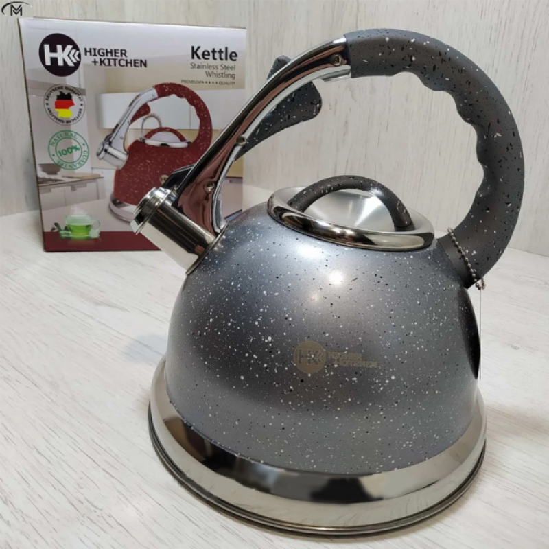 Чайник зі свистком гранітний HIGHER+KITCHEN ZP-021 (3.5 л) - Те, що потрібно — без зайвих витрат