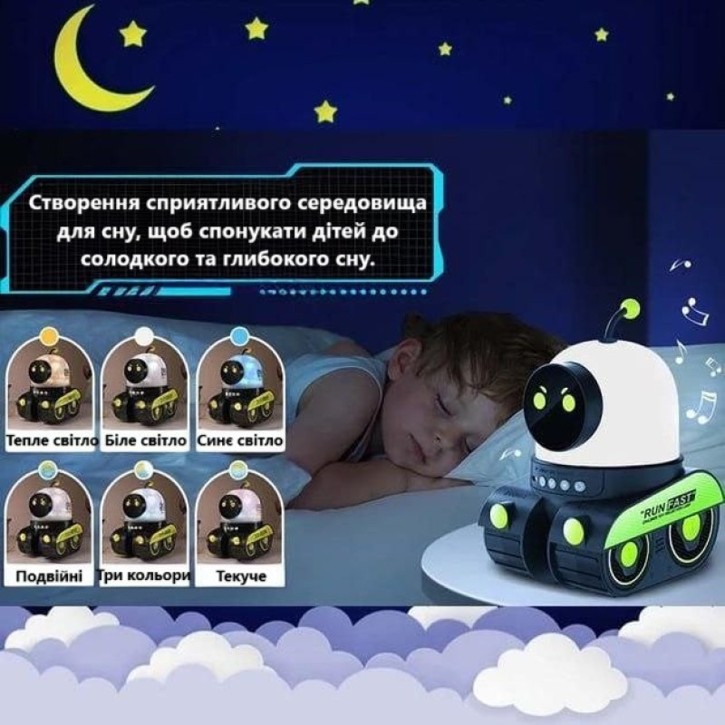 Нічник-проектор Droid WH-E03 (1200 мА·г) - Вдале співвідношення ціни та функцій