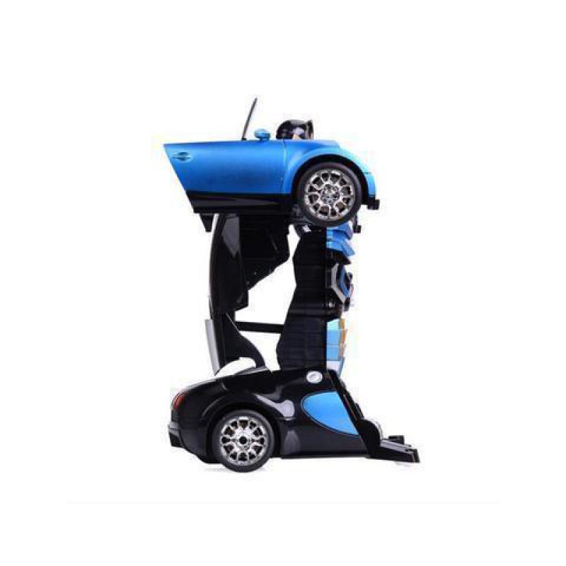 Радіокерована машинка-трансформер Robot Car Bugatti Size12 (синя, масштаб 1:12) - Вигідне рішення для кожного