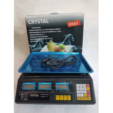 Торгові ваги Crystal 50 кг 6V