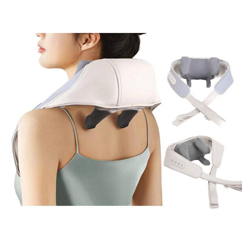 Електричний масажер з підігрівом для спини, шиї та тіла Massager NEW - Функціональність без переплат