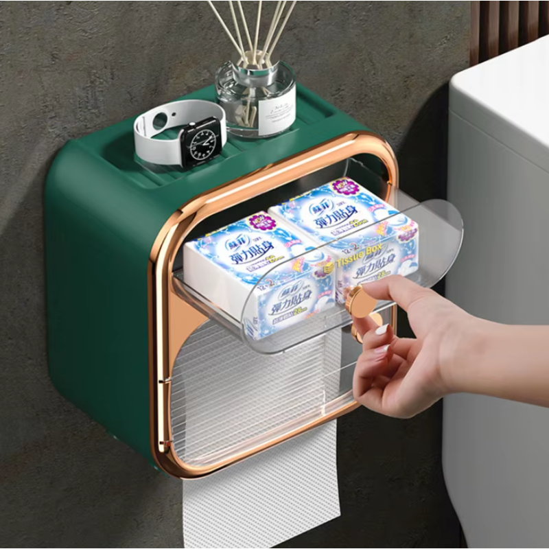 Тримач для туалетного паперу Toilet Paper Holder GREEN - Вигідне рішення для кожного