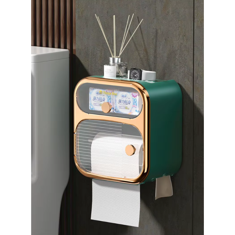 Тримач для туалетного паперу Toilet Paper Holder GREEN - Вигідне рішення для кожного
