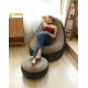 Надувне садове крісло з пуфом Air Sofa Comfort ZD-33223 - Те, що потрібно — без зайвих витрат