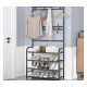 Універсальна підлогова вішалка для одягу New Simple Floor Clothes Rack (60×29,5×151 см, чорна) - Якість, яку можна собі дозволити