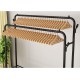 Подвійна підлогова вішалка для одягу та взуття Loft Rack (чорна) - Практичний вибір за бюджетною вартістю