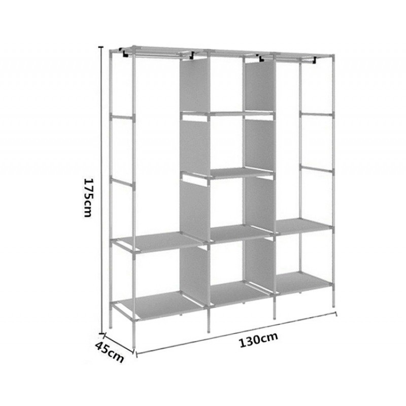 Складана каркасна тканинна шафа Storage Wardrobe 88130 - Якість, яку можна собі дозволити