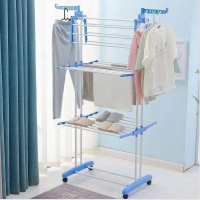Багатоярусна складна сушарка для білизни Garment Rack with Wheels