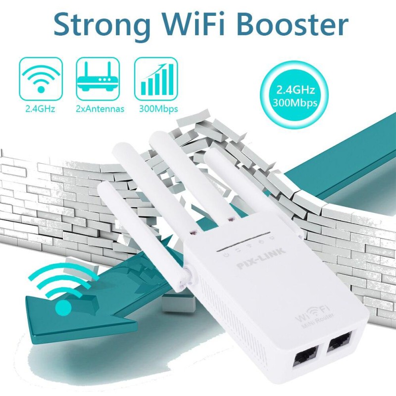 Бездротовий Wi-Fi роутер-повторювач WR09Q (300 Мбіт/с, 4 антени) - Надійна якість за розумною ціною