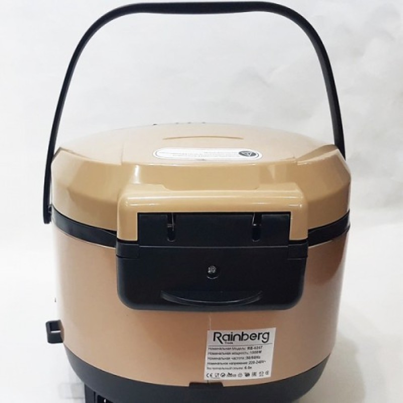 Мультиварка Rainberg RB-6207 з фритюрницею (6 л, 1500 Вт, 12 програм) - Те, що потрібно — без зайвих витрат