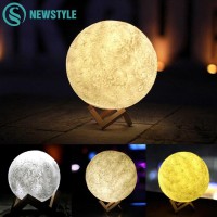 Нічник 3D «Moon Touch Control» 15 см, 5 режимів