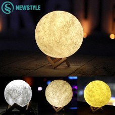 Нічник 3D «Moon Touch Control» 15 см, 5 режимів