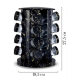 Органайзер для спецій Marble BLACK (набір із 16 баночок) - Вигідне рішення для кожного