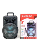 Портативна колонка Kimiso QS-1805 (8", з дротовим мікрофоном) - Те, що потрібно — без зайвих витрат