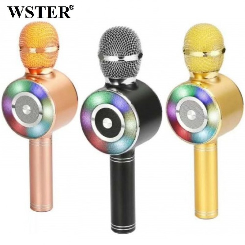 Караоке-мікрофон Wster WS-669 (Bluetooth, USB, microSD, AUX) - Функціональність без переплат