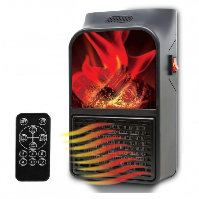 Портативний обігрівач Flame Heater (500 Вт) без пульта - Те, що потрібно — без зайвих витрат