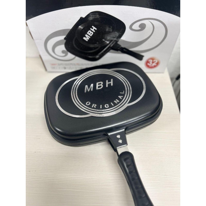 Двостороння сковорода-гриль Double Grill Pan 32 см - Вдале співвідношення ціни та функцій