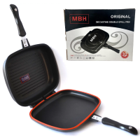 Двостороння сковорода-гриль Double Grill Pan 32 см