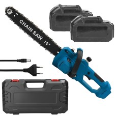Акумуляторна ланцюгова пила Chain Saw 16″ (2500 Вт, шина 40 см, 2×68В акумулятори)
