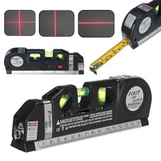 Лазерний рівень з рулеткою та лінійкою Level Meter