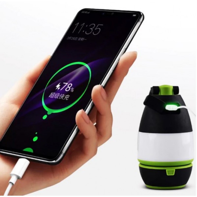 Кемпінговий світлодіодний ліхтар SHAYING SHAY31 (3 в 1 з PowerBank) - Надійна якість за розумною ціною