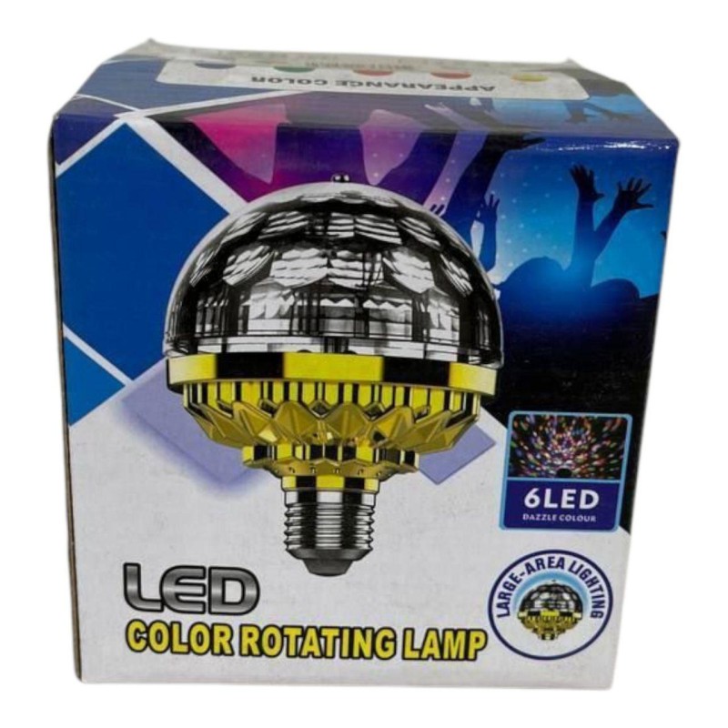 Світлодіодна диско-лампа COLOR ROTATING LAMP у патрон E27 - Надійна якість за розумною ціною