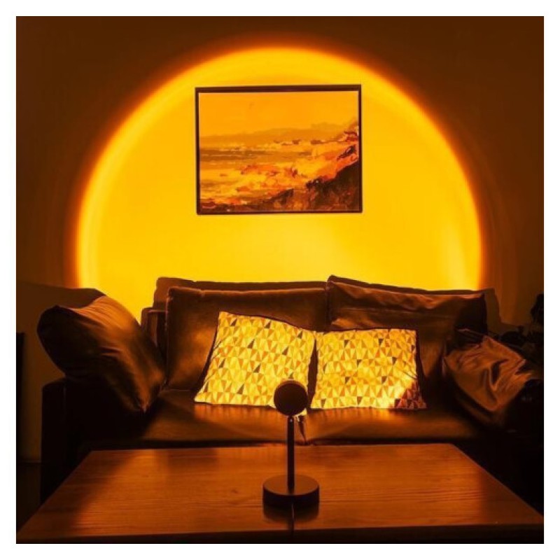 Проекційний світильник «Sunset Lamp» з ефектом заходу та світанку FM-23 - Вигідне рішення для кожного