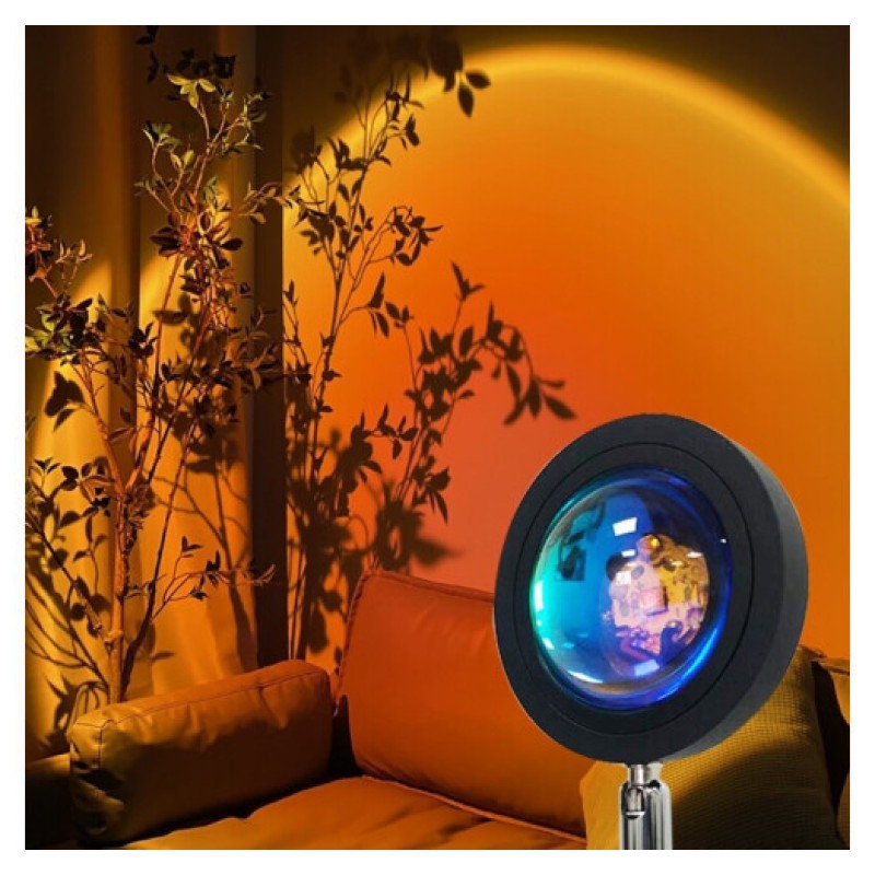 Проекційний світильник «Sunset Lamp» з ефектом заходу та світанку FM-23 - Вигідне рішення для кожного