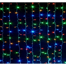 Гірлянда «Водоспад» RD-080 (240 LED, 2×2 м, мультиколір)