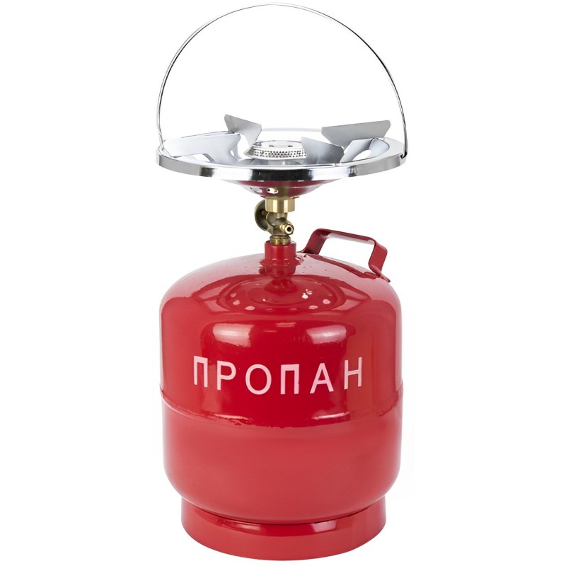 Кемпінговий газовий комплект GRANT8 (балон + пальник, 8 л) - Те, що потрібно — без зайвих витрат