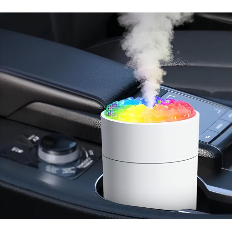 Ультразвуковий зволожувач повітря «H2O Colorful HUMIDIFIER» NH200 (білий, USB) - Те, що потрібно — без зайвих витрат